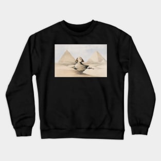 Sphinx and the Pyramids of Egypt Crewneck Sweatshirt